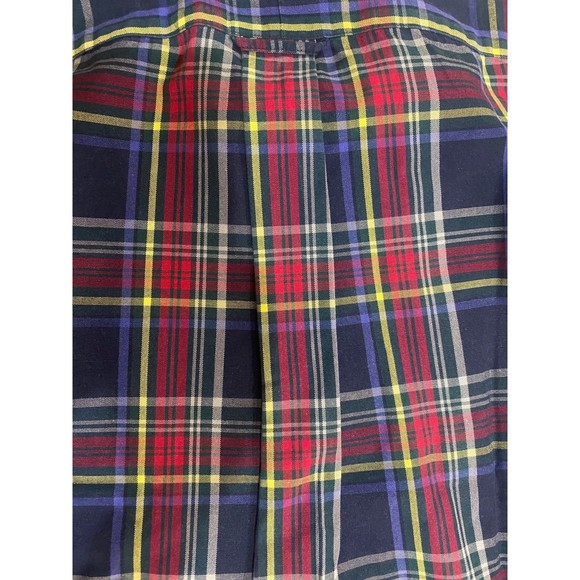 LANDS' END long sleeve heavy duty button up Cotton Shirt Sail/Rigger/Oxford -XL - Picture 3 of 12